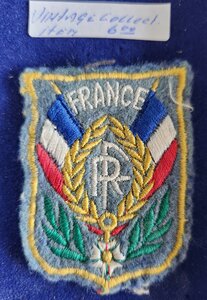 Badge Vintage France FR