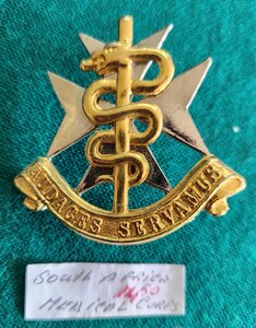 South .Afrika medical Corps pin