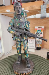 Beeldje Korps Mariniers CAMO