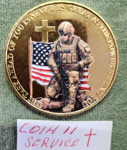 Coin 11 Veteraan Service