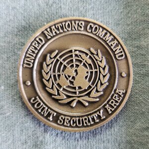 United Nations Command Korea coin