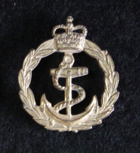 UK Navy pin 02 Krans, kroon en anker