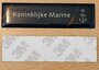 Koninklijke Marine plakplaatje 8x2 cm metaal_8